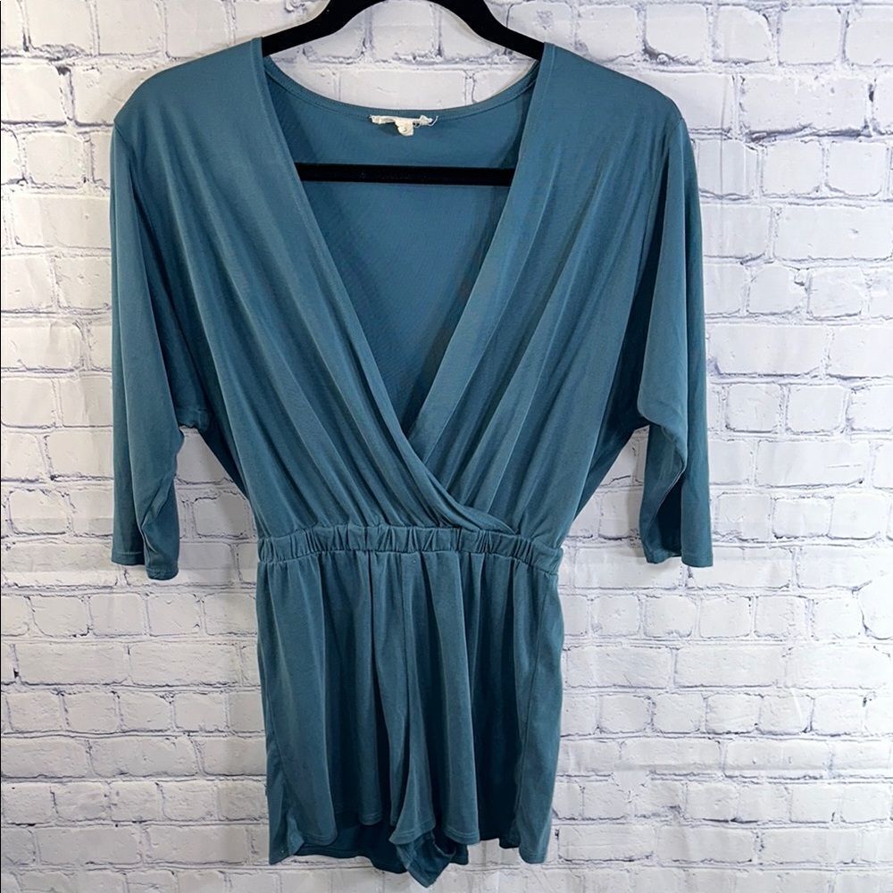✨ Urban Outfitters Silence + Noise Teal Romper - Sz XS, Perfect Condition